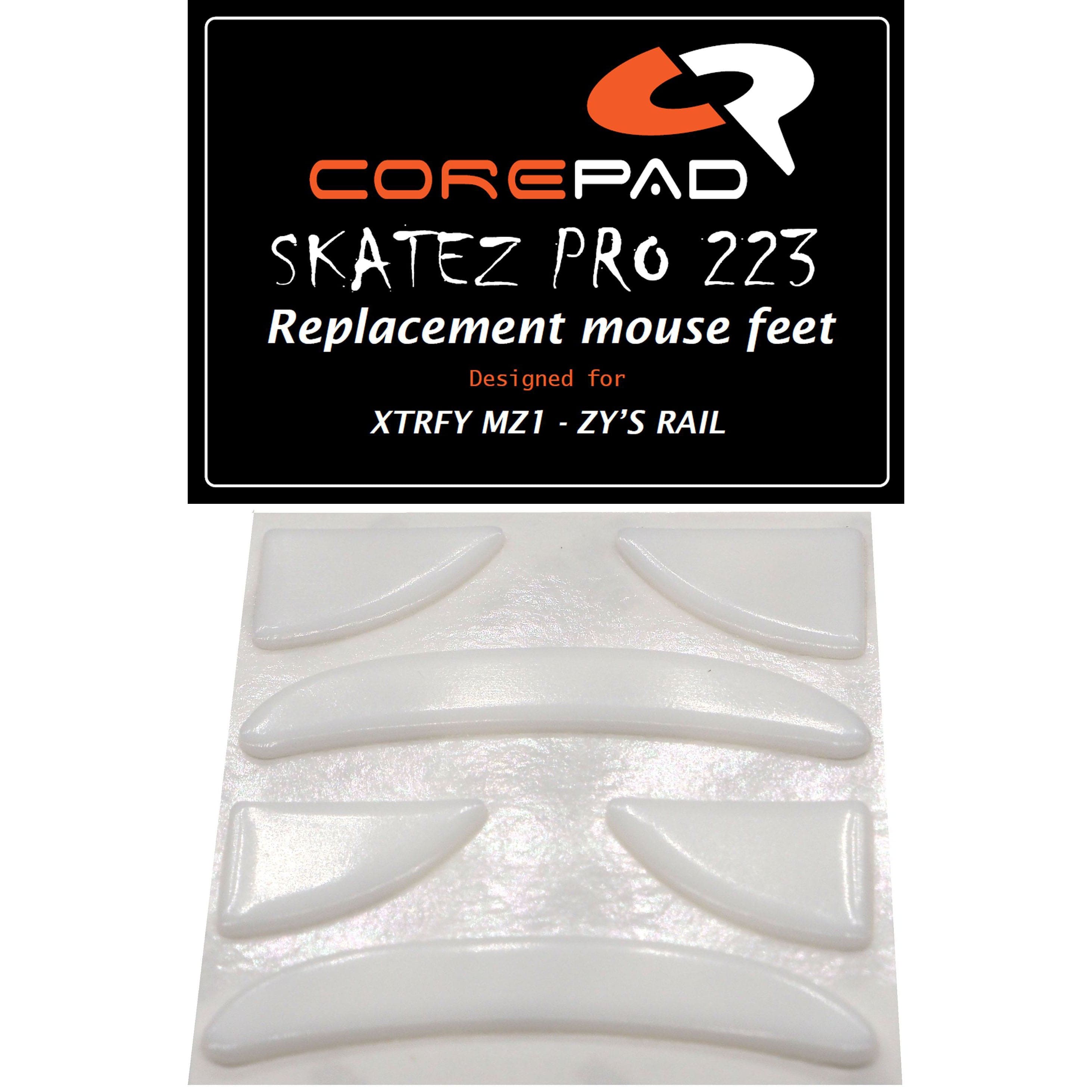 Feet chuột PTFE Corepad Skatez PRO XTRFY MZ1 ZY’S RAIL / MZ1 Wireless (2 bộ).