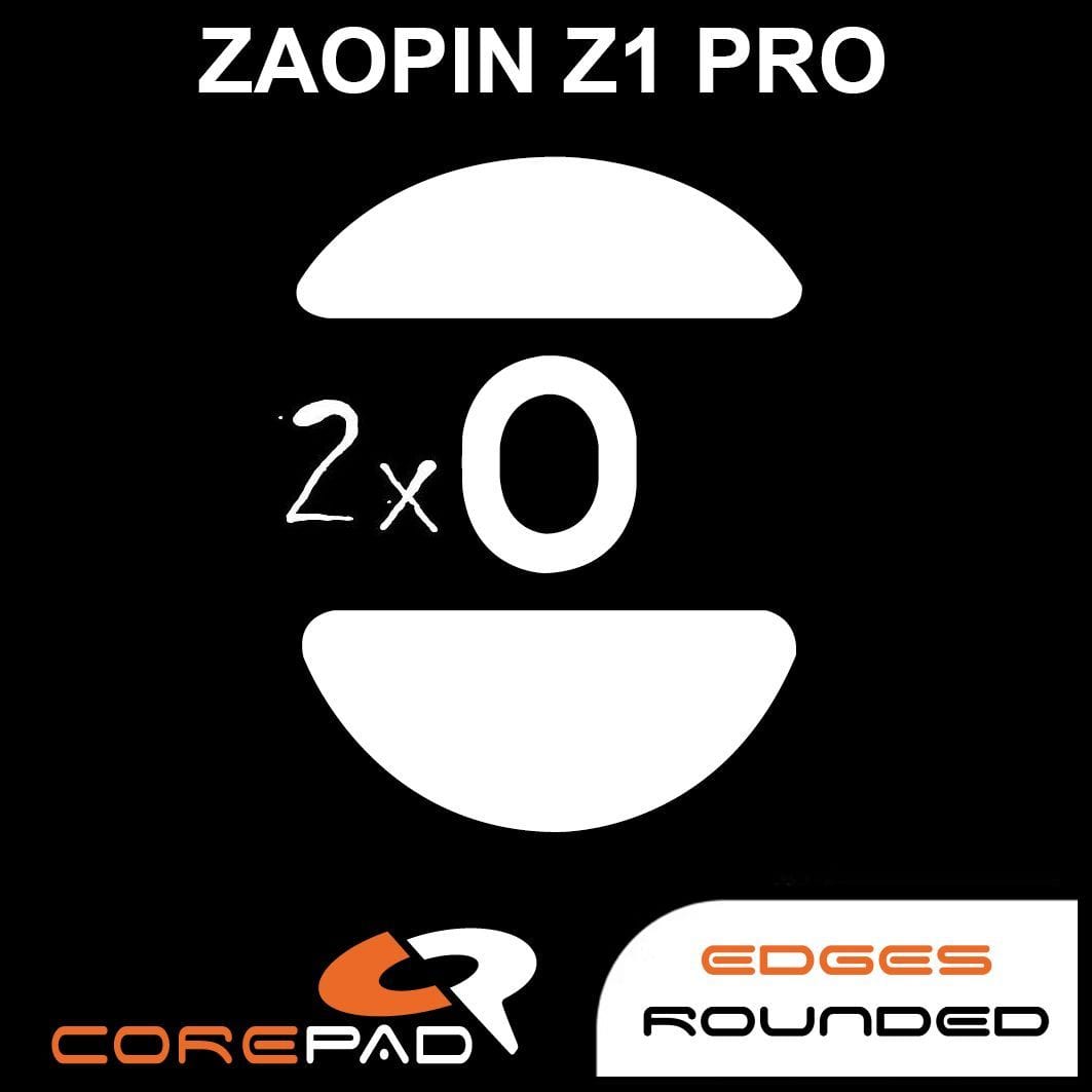 Feet chuột PTFE Corepad Skatez PRO Zaopin Z1 PRO Wireless (2 bộ).
