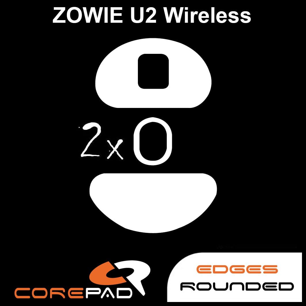 Feet chuột PTFE Corepad Skatez PRO Zowie U2 Wireless / Zowie FK2-DW / Zowie ZA13-DW / Zowie S2-DW (2 bộ).