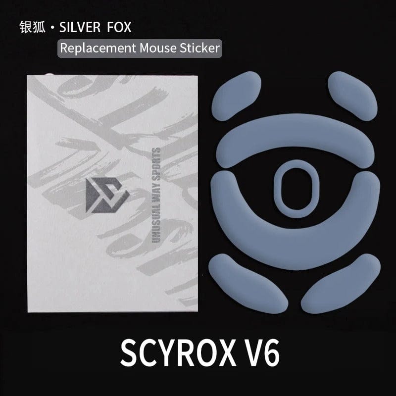 Feet chuột PTFE Unusual Way Sport Silver Fox - Scyrox V6 (1 bộ).