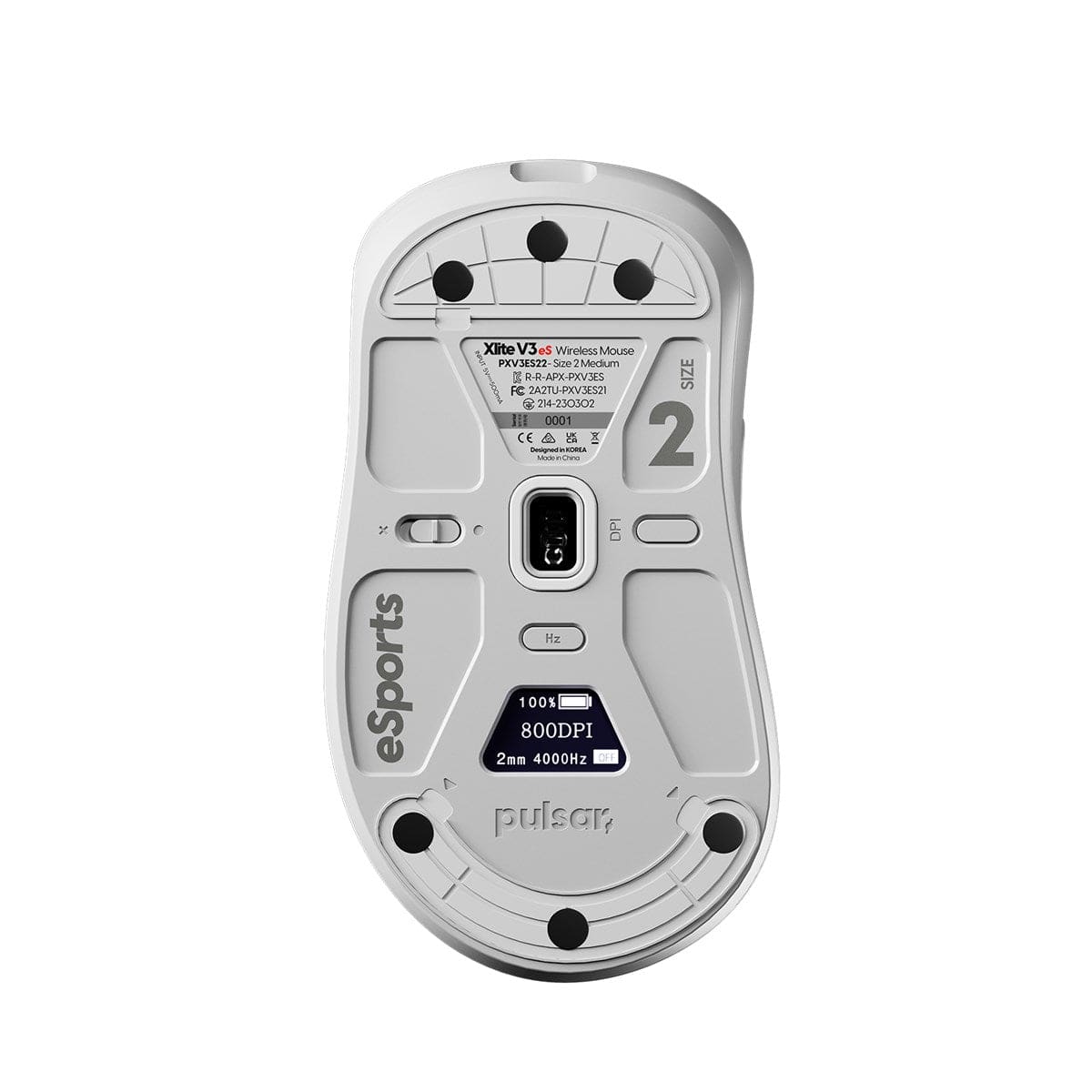 Feet chuột Pulsar Pulsar UHMW-PE Dot Skate 6.6mm (16 chấm).