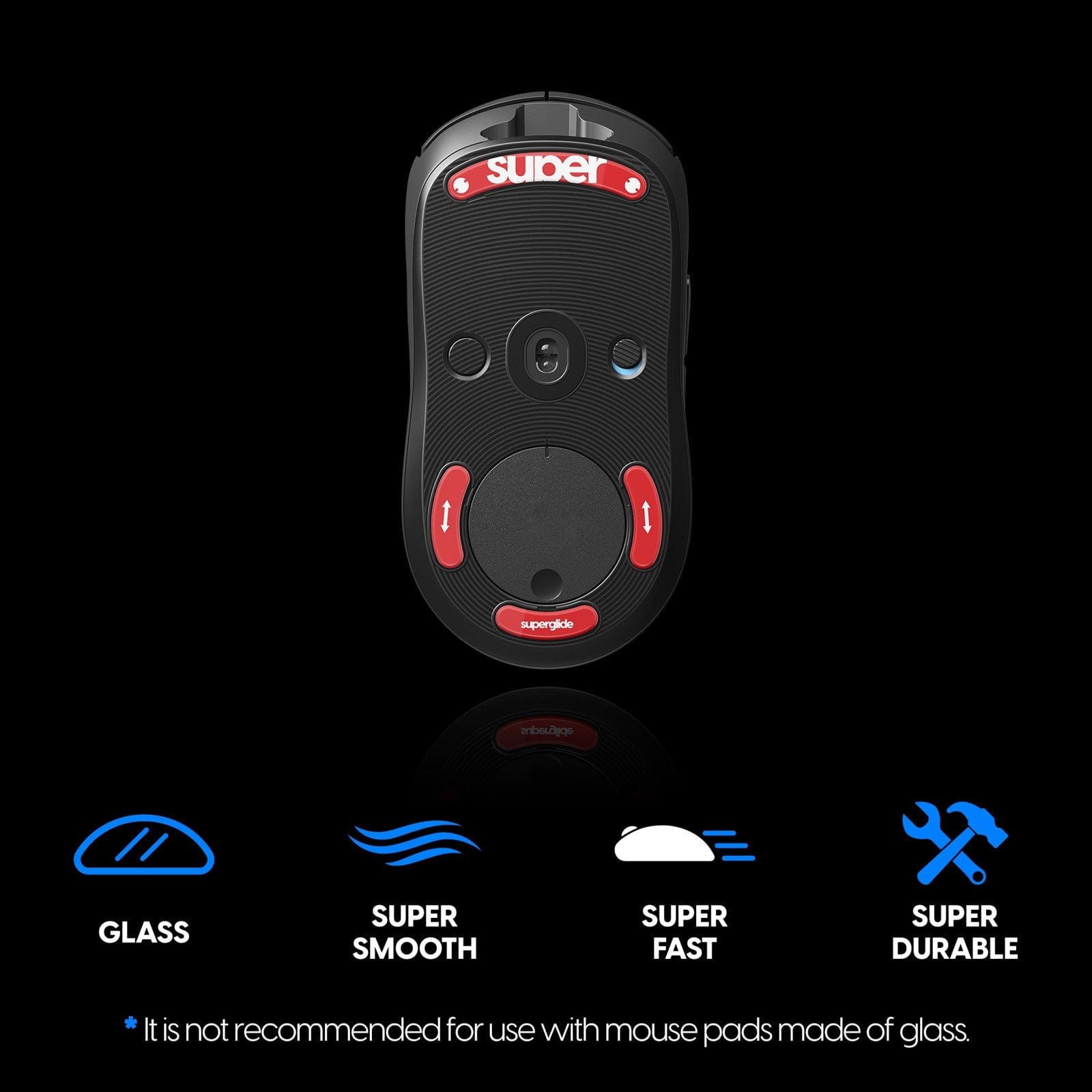 Feet chuột Pulsar Superglide 2 - Logitech G Pro Wireless.