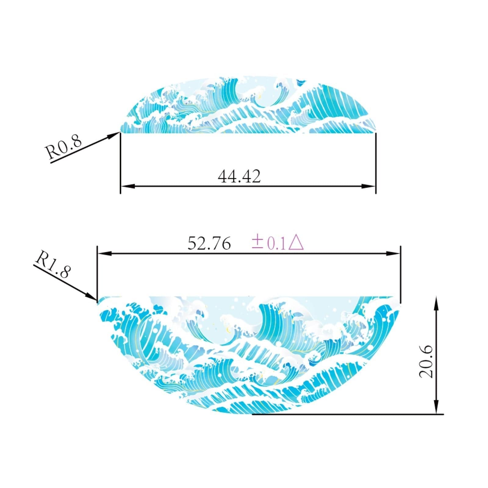 Feet chuột thủy tinh cho Lamzu Atlantis Mini.