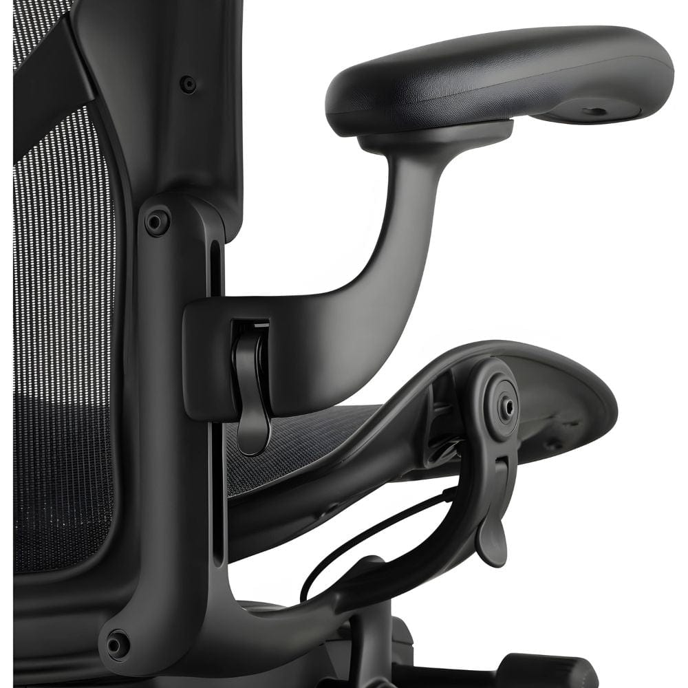 Ghế công thái học Herman Miller Aeron Remastered - Đen Onyx - Hàng xách tay.
