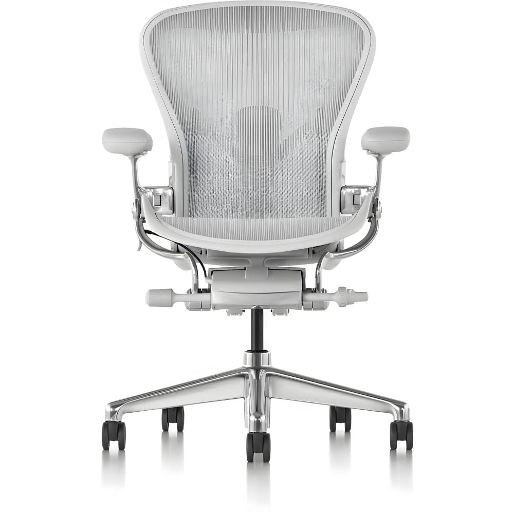 Ghế công thái học Herman Miller Aeron Remastered - Trắng Mineral - Hàng xách tay.