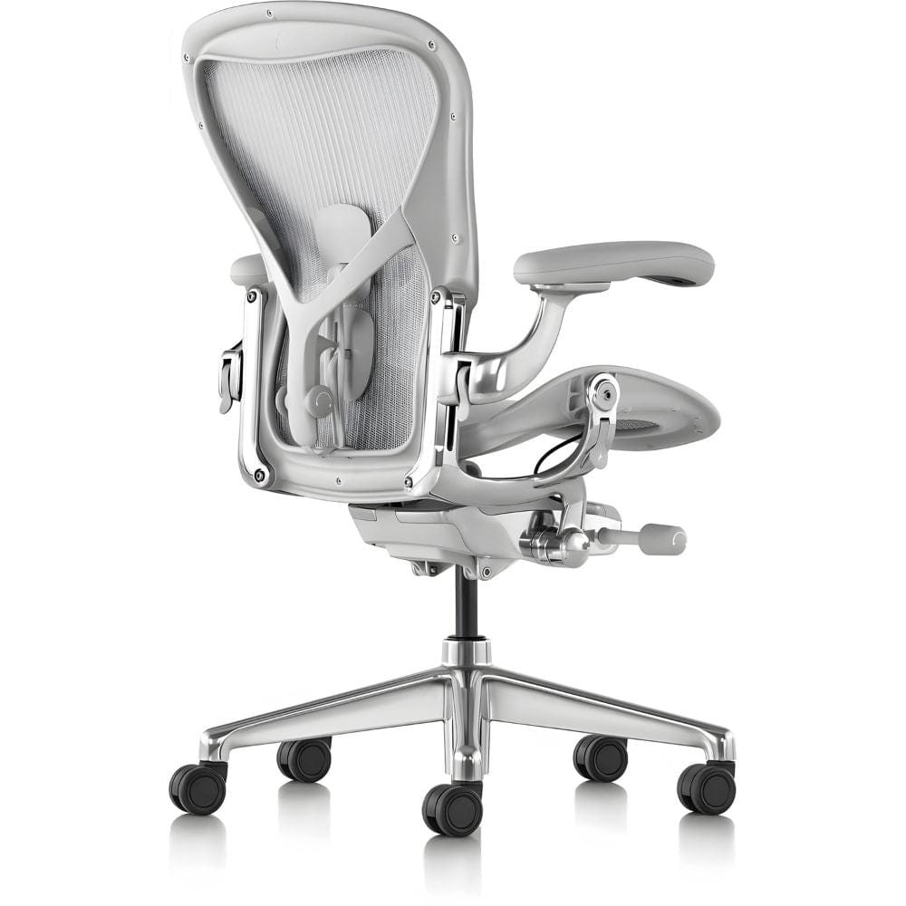 Ghế công thái học Herman Miller Aeron Remastered - Trắng Mineral - Hàng xách tay.