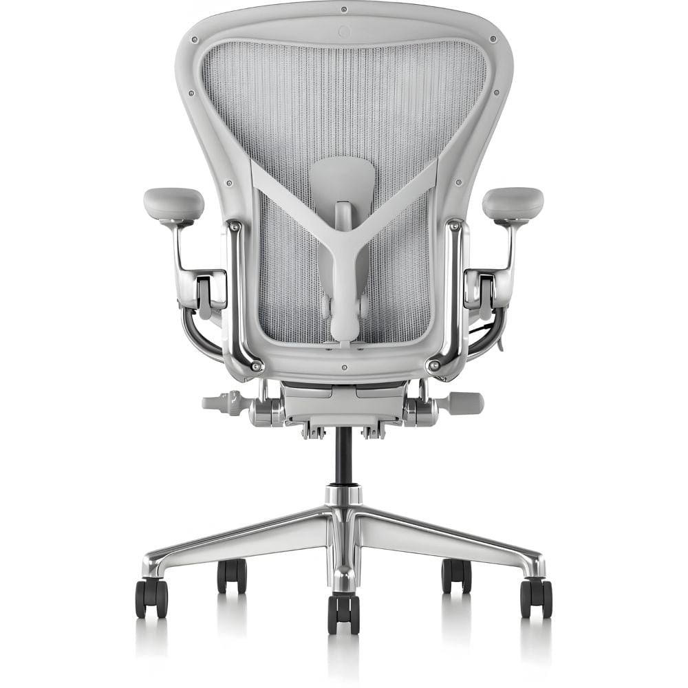 Ghế công thái học Herman Miller Aeron Remastered - Trắng Mineral - Hàng xách tay.