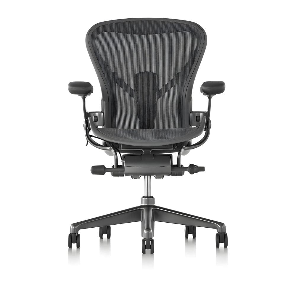 Ghế công thái học Herman Miller Aeron Remastered - Xám Carbon - Hàng xách tay.