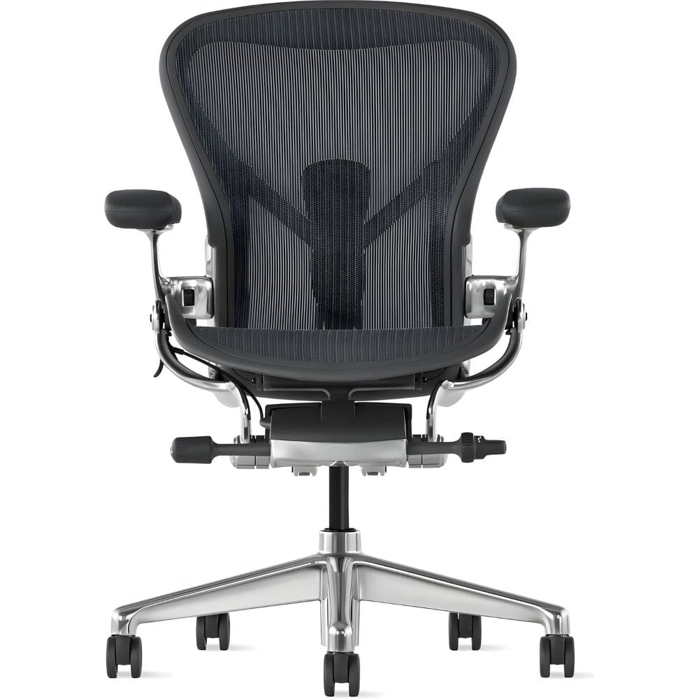 Ghế công thái học Herman Miller Aeron Remastered - Xám Carbon - Hàng xách tay.