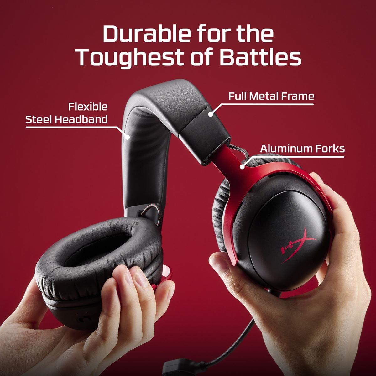 HyperX Cloud III S Wireless – Tai nghe không dây 120 giờ