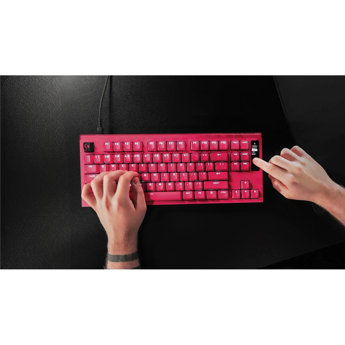 Logitech G PRO X2 RAPID – Bàn phím HE Rapid Trigger tích hợp OLED