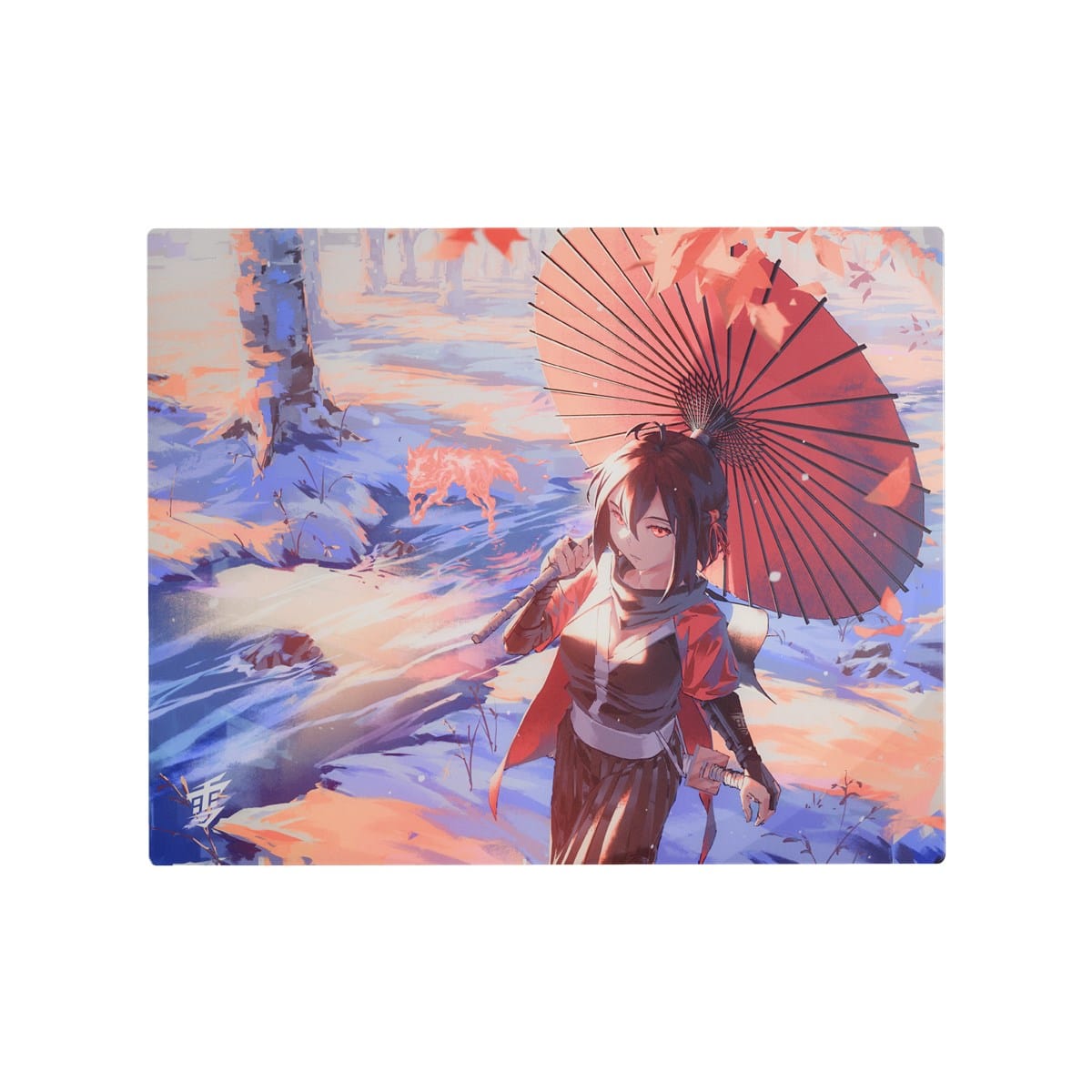 Lót chuột kính cường lực Yuki Aim Kitsune - Limited Edition.