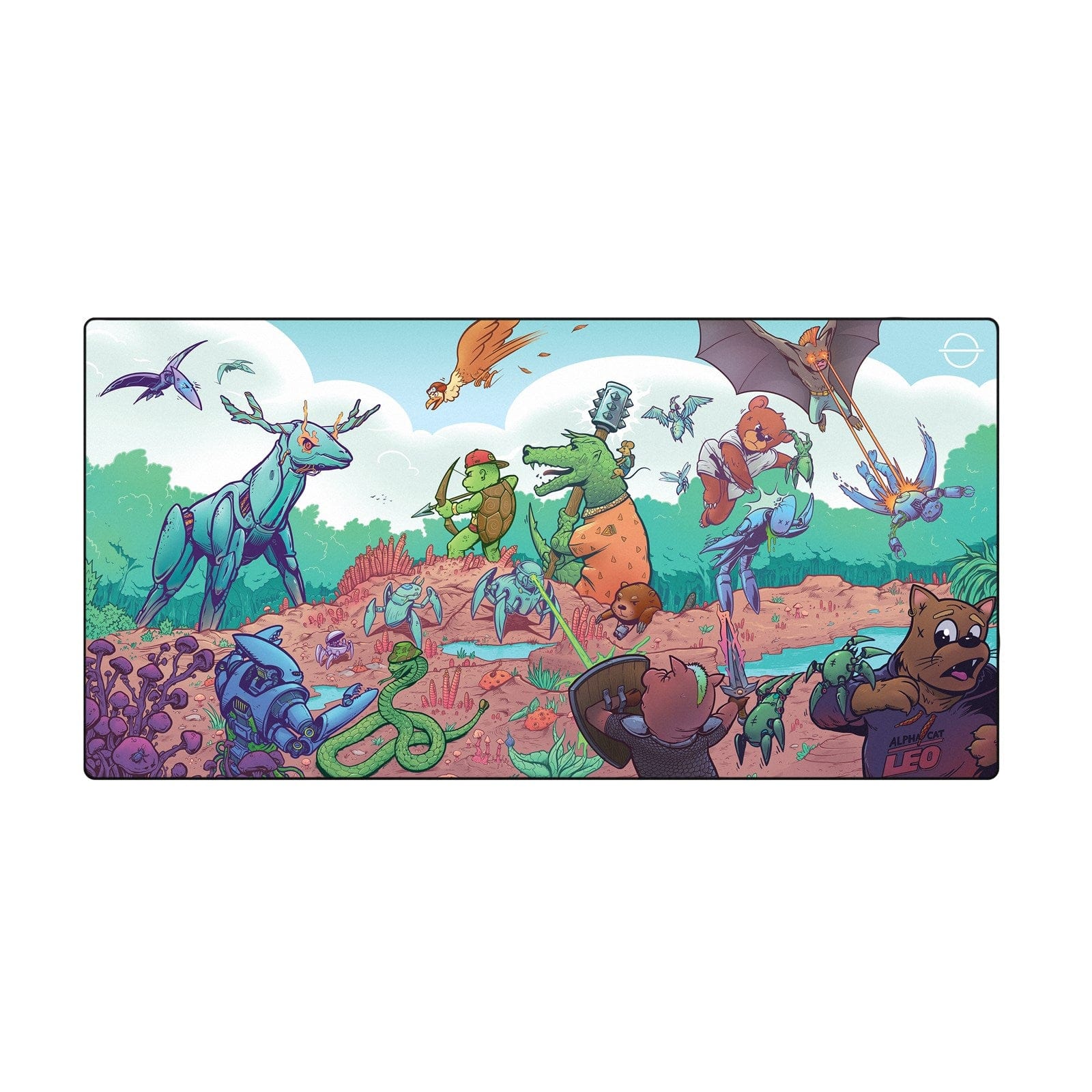 Lót chuột Lethal Gaming Gear Saturn - LeonardoDaMouse Battle.