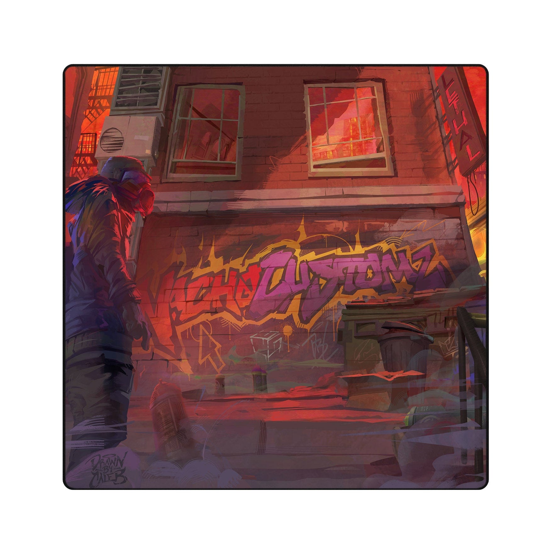 Lót chuột Lethal Gaming Gear Saturn - NachoCustomz Graffiti Version.