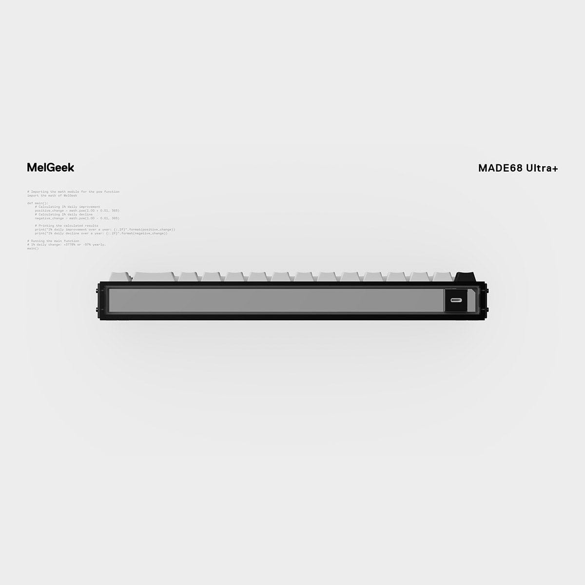 MelGeek MADE68 Ultra PLUS 8K - Bàn phím HE, Rapid Trigger, Case Nhôm