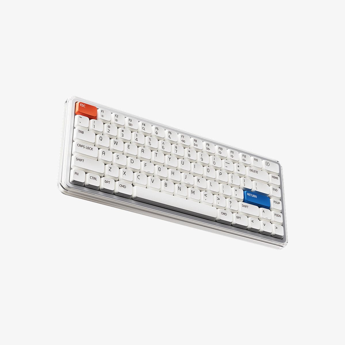 MelGeek O2 – Bàn phím low-profile tri-mode trong suốt