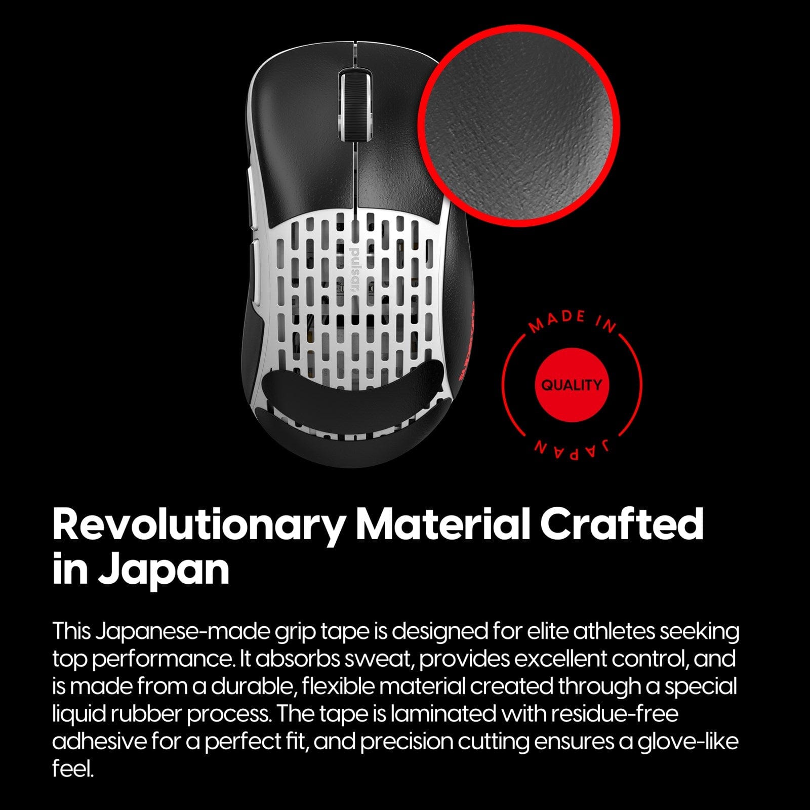 Miếng dán chống trượt Pulsar Supergrip - Grip Tape Precut for Xlite V2 Size Medium.