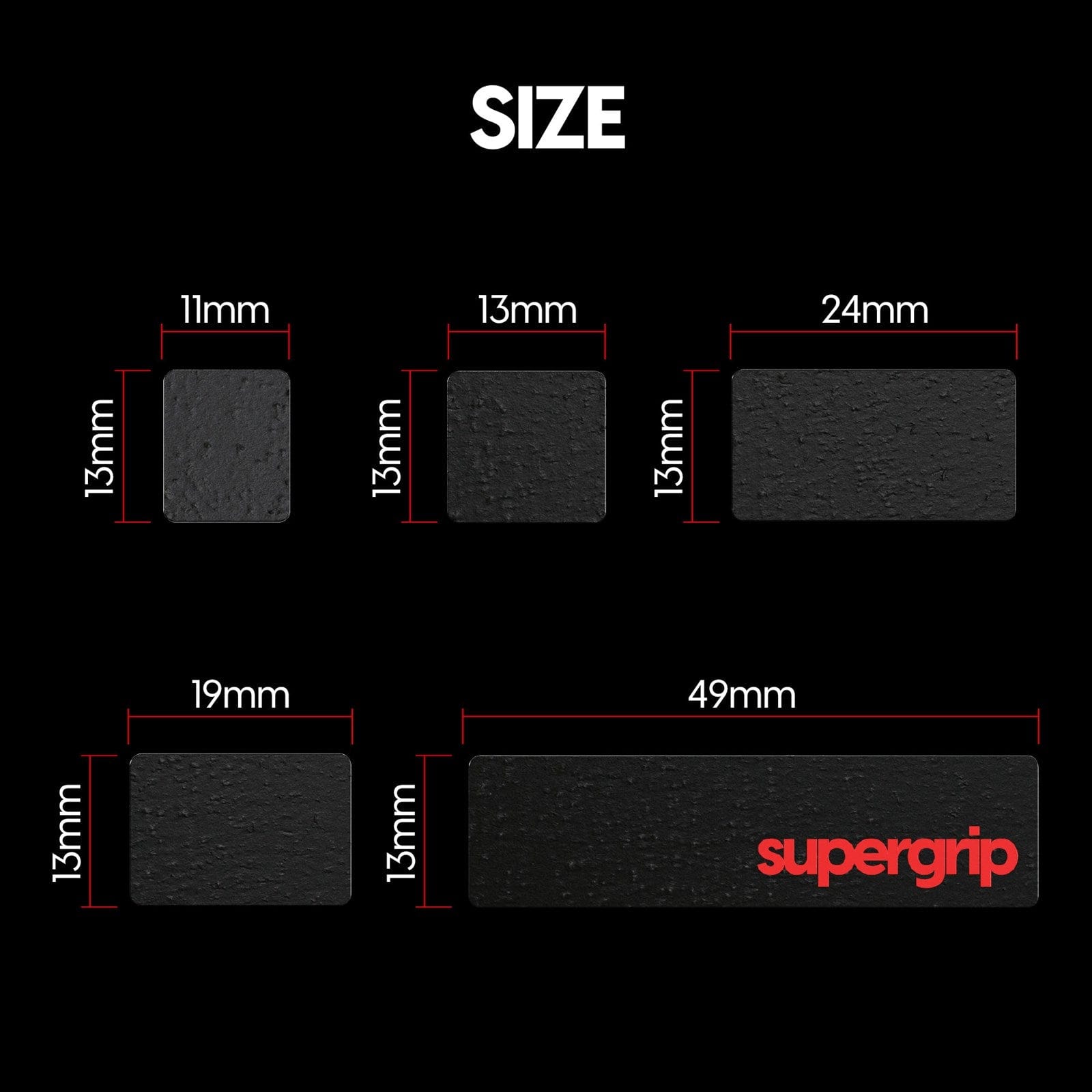 Miếng dán chống trượt Pulsar Supergrip - Universal Keyboard Grip Tape Precut Sheet.