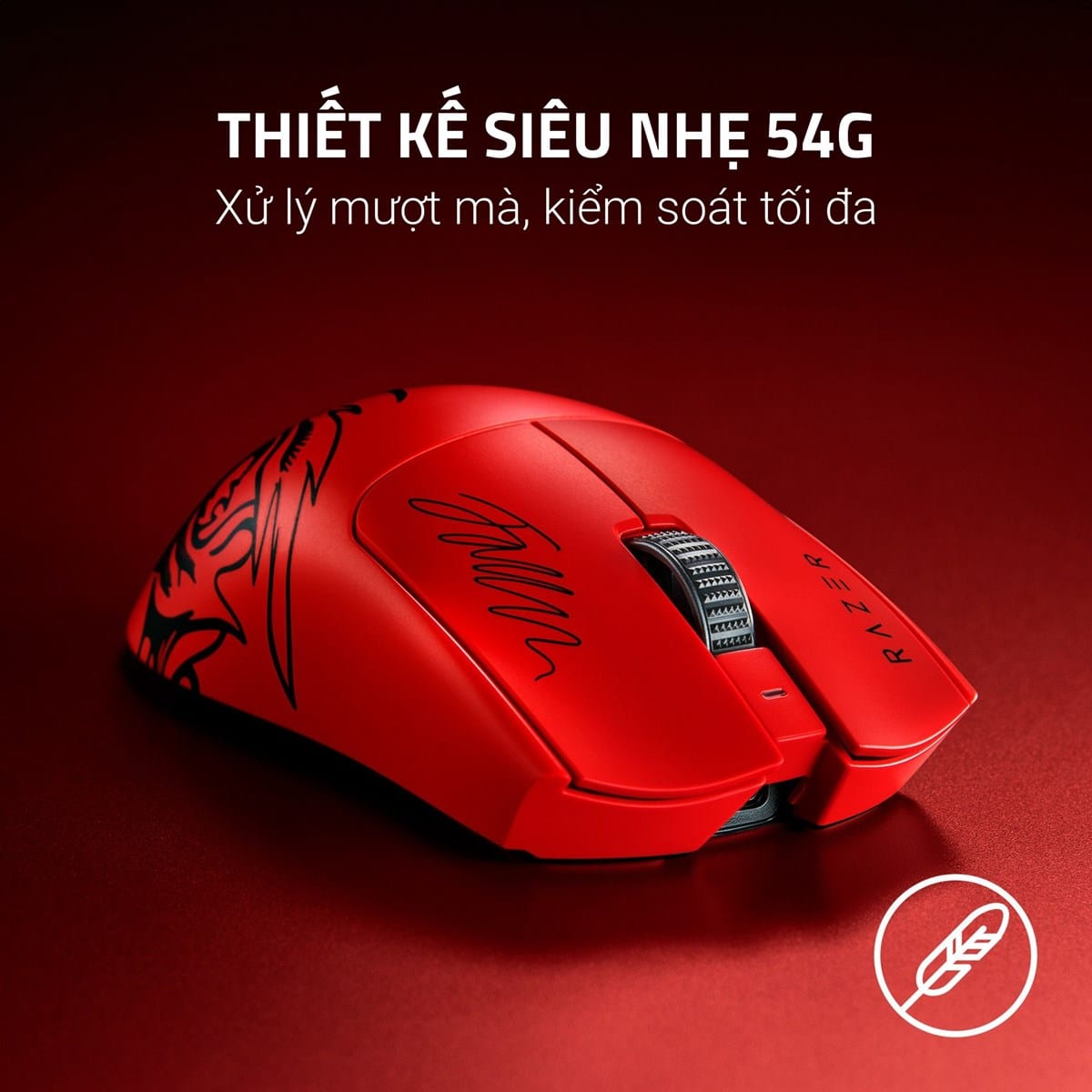 Chuột không dây Razer Viper V3 Pro Faker Edition - Đi kèm dongle 8KHz.
