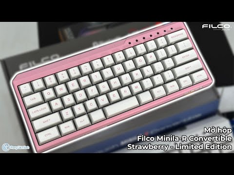 Bàn phím cơ Filco Majestouch Minila-R Convertible Strawberry (イチゴ).