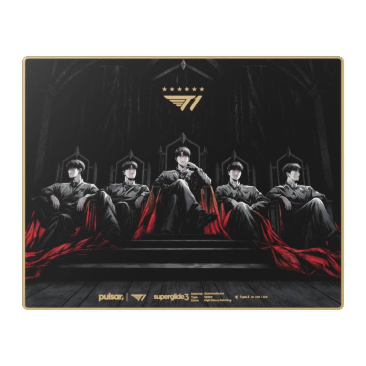 Pulsar Superglide 3 x T1 The Throne - Lót chuột kính cường lực giới hạn