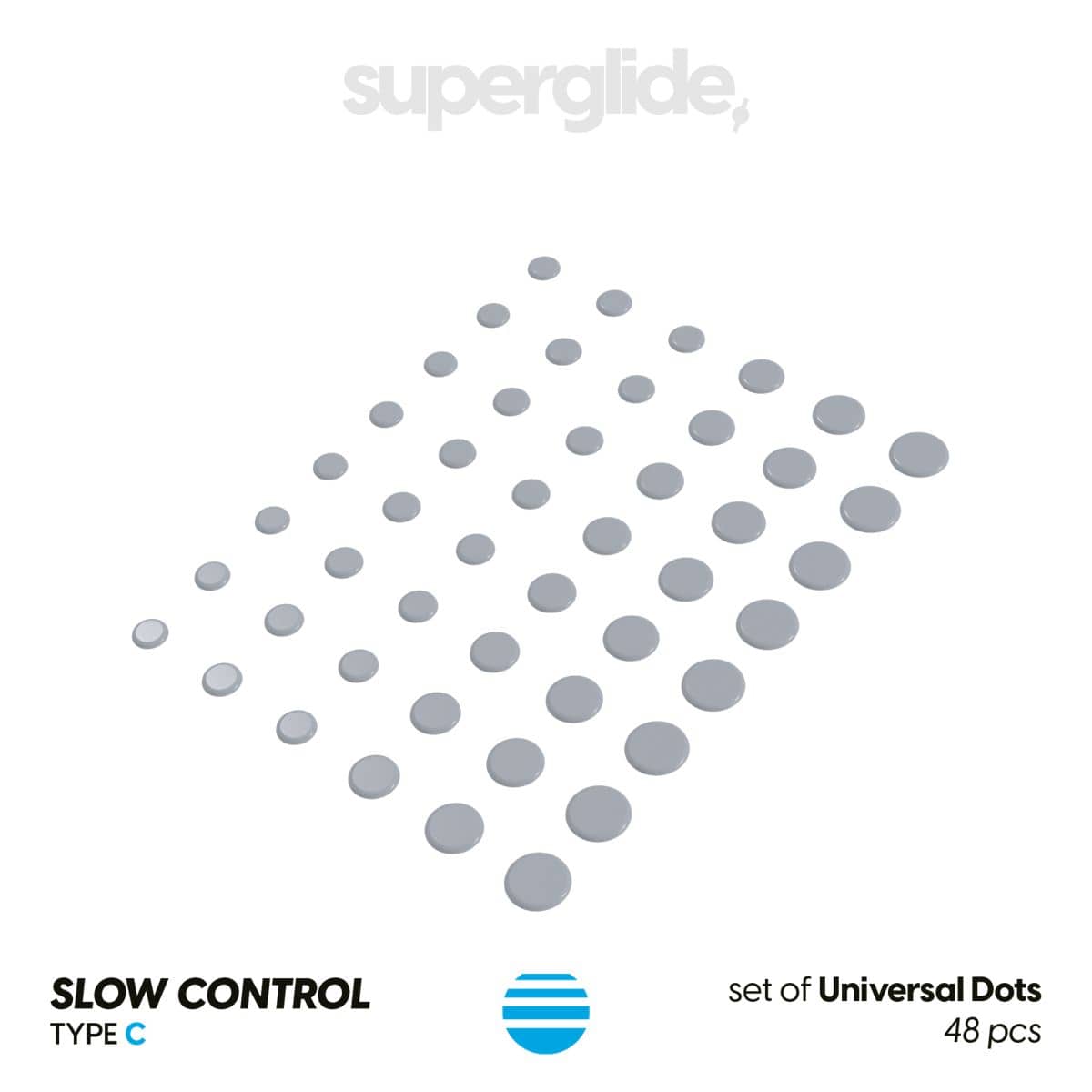 Pulsar Superglide PTFE Type-C (CONTROL) set of Universal Dots – Feet PTFE Control