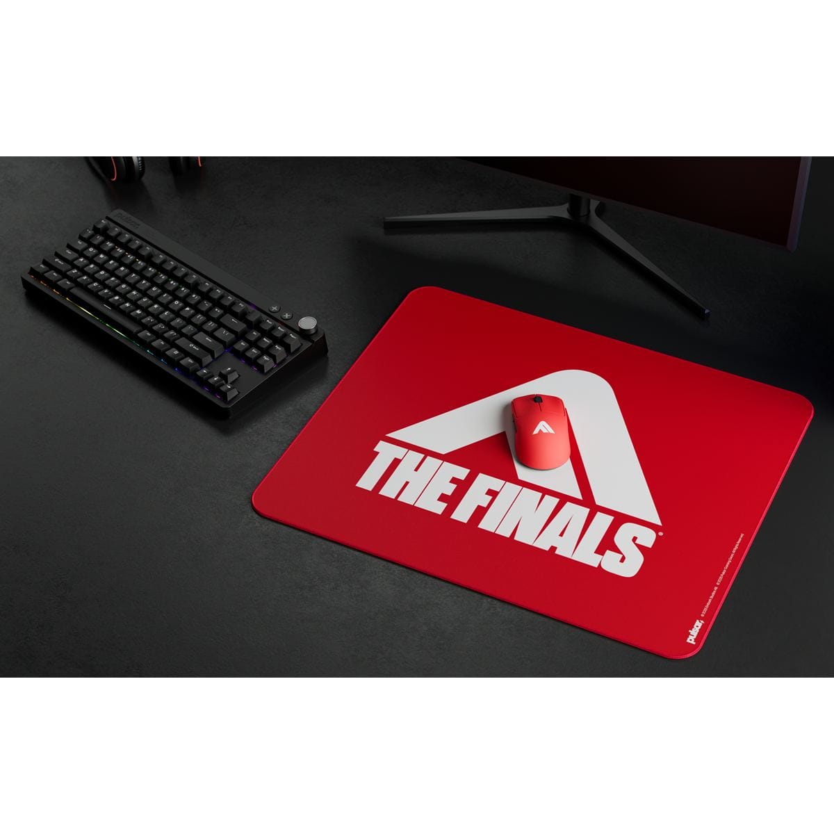 Pulsar The Finals Mouse PAD Red XL - Lót chuột chơi game giới hạn