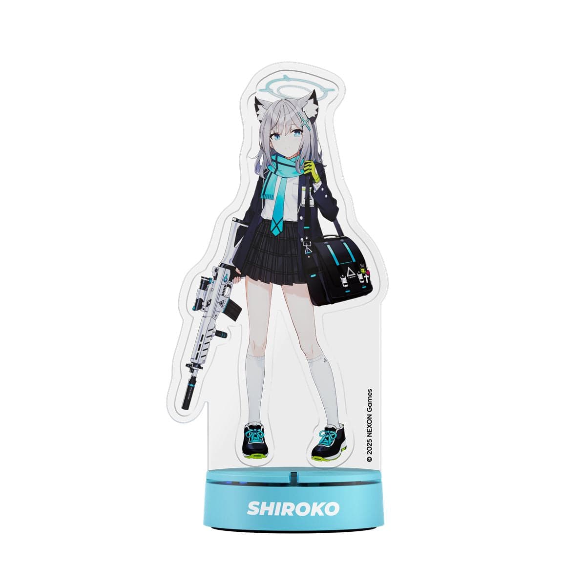 Pulsar X2 Crazylight Medium Blue Archive Shiroko – Chuột không dây kèm dongle 8K