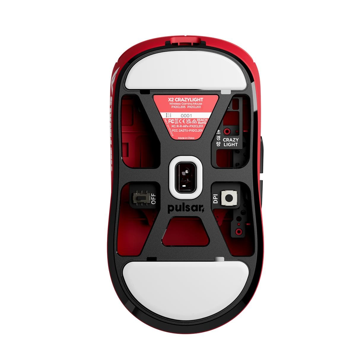 Pulsar X2 Crazylight Medium The Finals Edition – Chuột đối xứng kèm dongle 8K