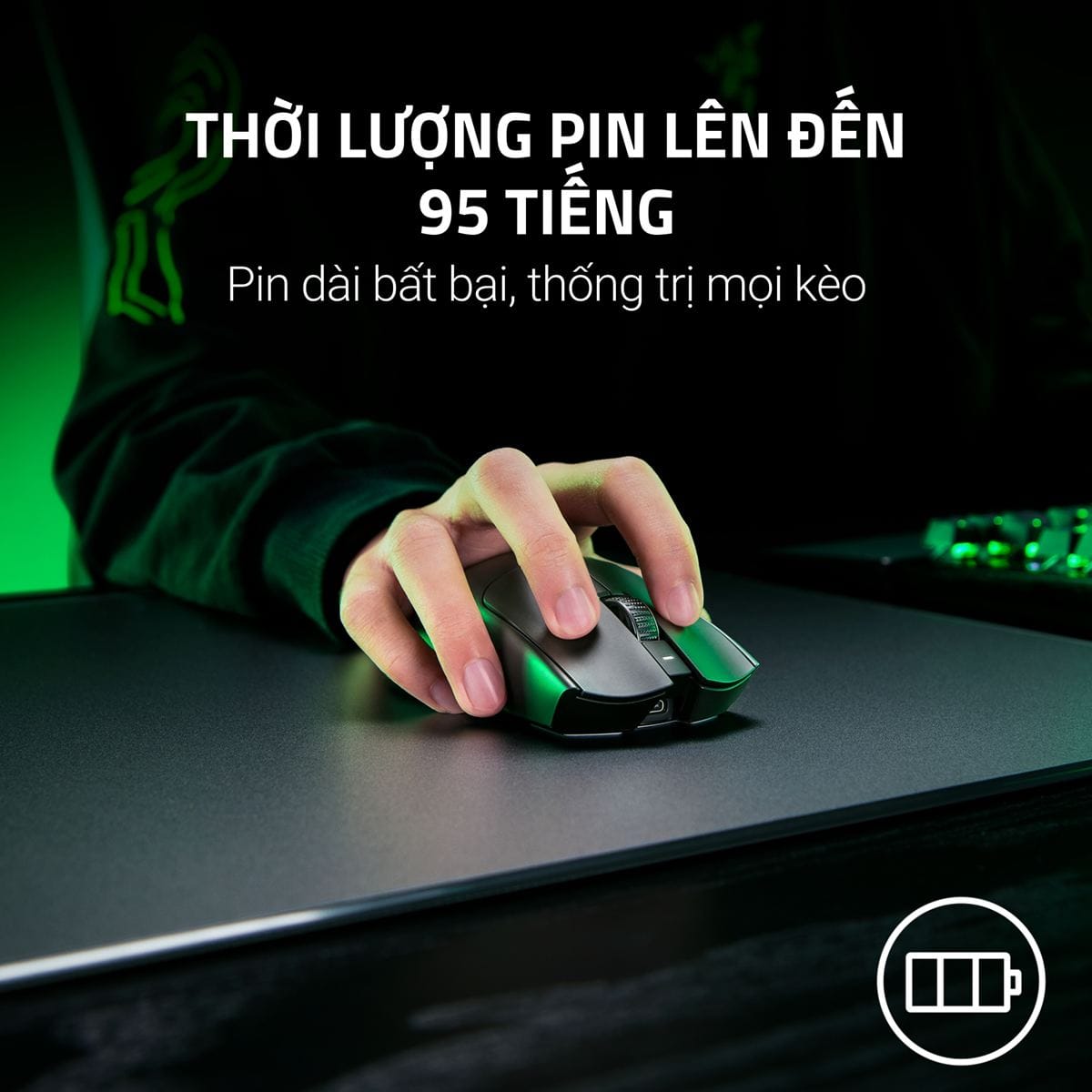 Razer Viper V3 Pro SE – Chuột đối xứng kèm dongle 1K