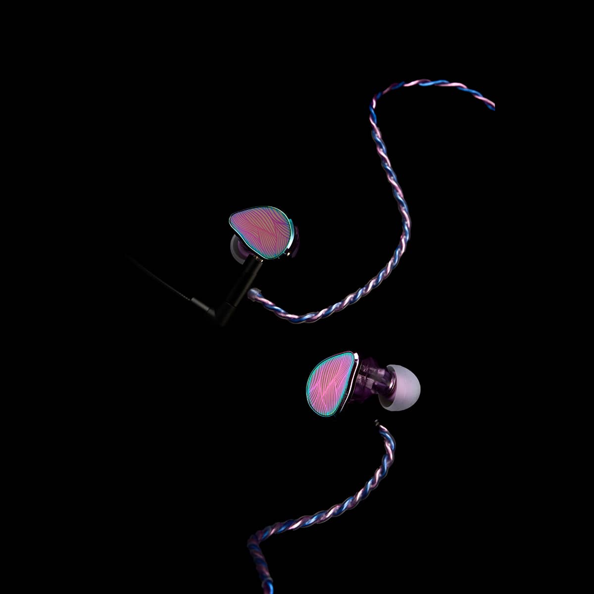 WLmouse YU 羽 IEM - Tai nghe In-ear chơi game có mic tháo rời, 4 driver