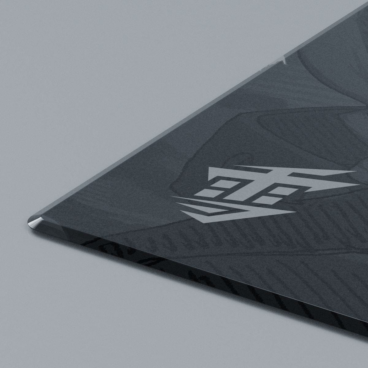 Yuki Aim Monokuro Glass Pad – Lót chuột kính speed giới hạn