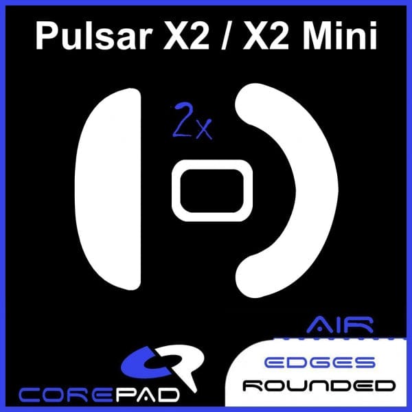 2 bộ Feet chuột PTFE Corepad Skatez AIR Pulsar X2 / X2 Mini Wireless