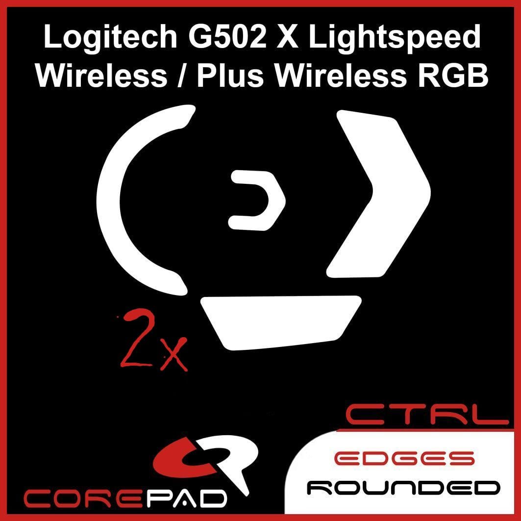 Feet chuột PTFE Corepad Skatez CTRL Logitech G502 X Lightspeed / PLUS Wireless (2 bộ).