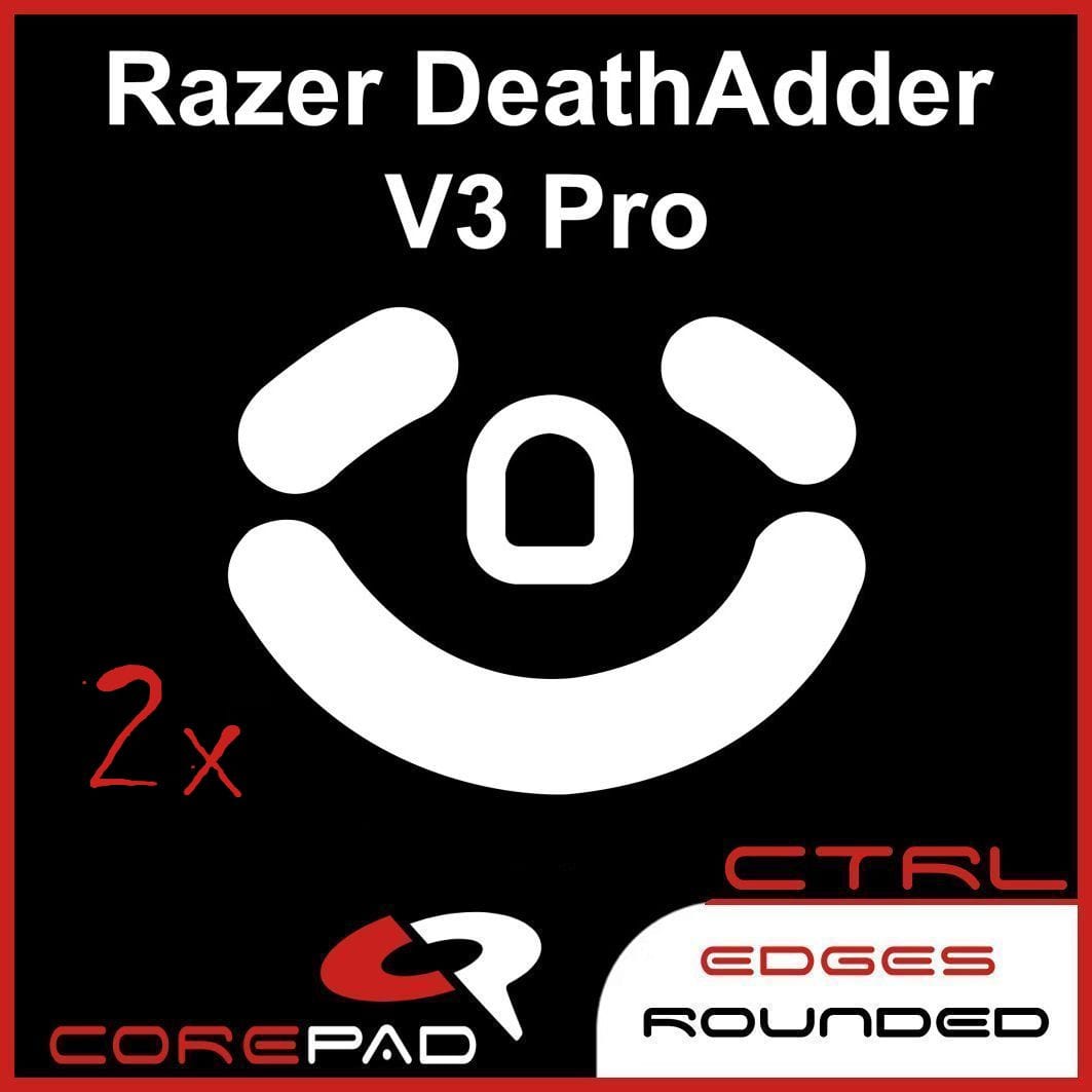 2 bộ Feet chuột PTFE Corepad Skatez CTRL Razer DeathAdder V3 Pro