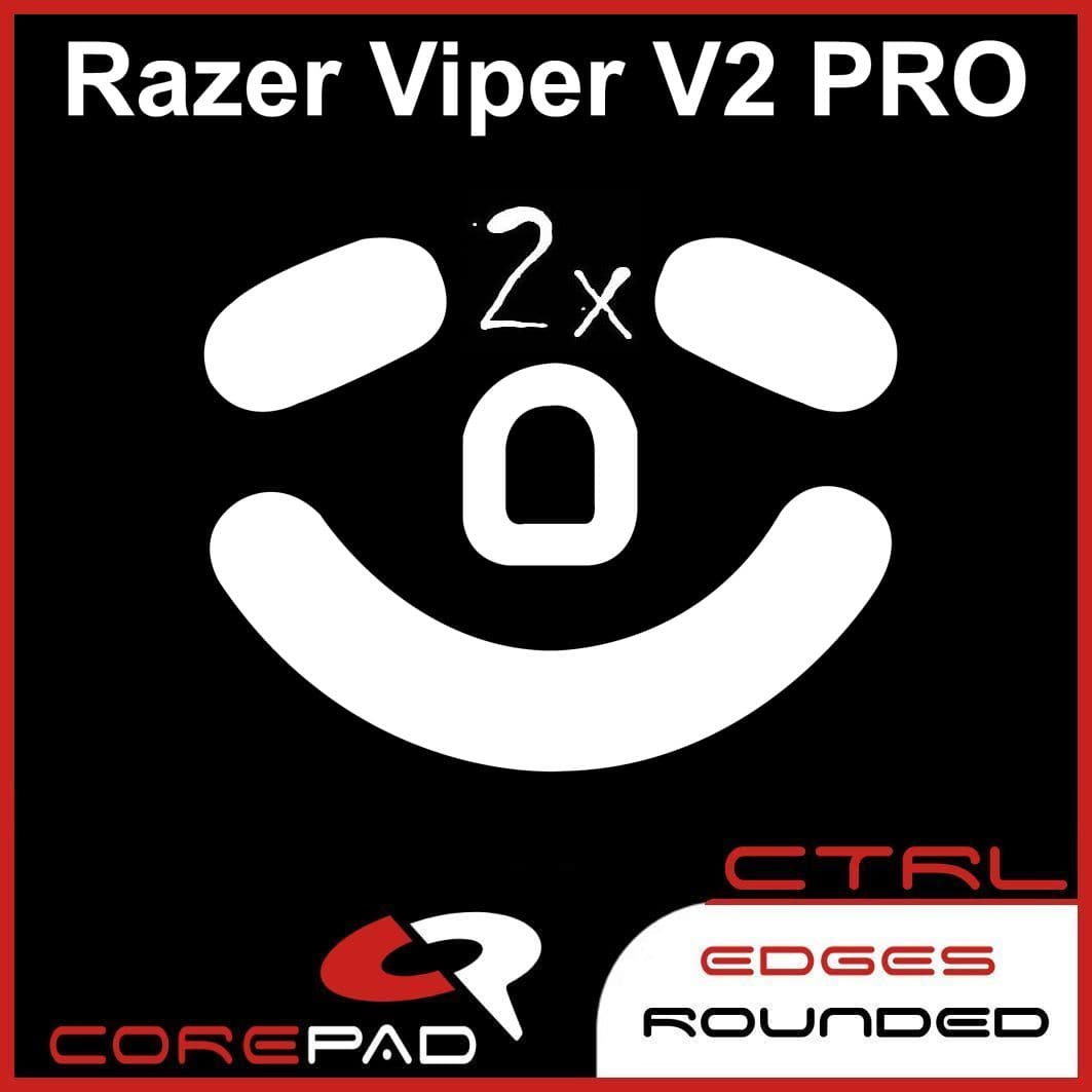 Feet chuột PTFE Corepad Skatez CTRL Razer Viper V2 PRO Wireless (2 bộ).