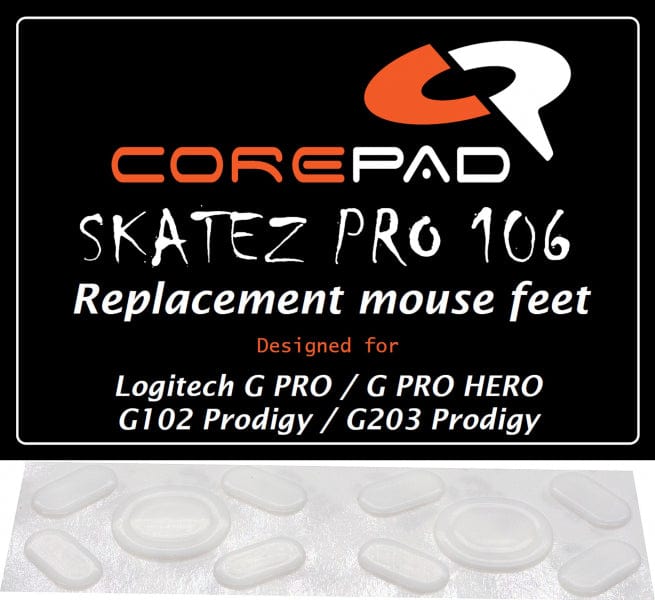 Feet chuột PTFE Corepad Skatez PRO Logitech G102 / Logitech G203 / Logitech G PRO Wired / Logitech G PRO HERO Wired (2 bộ).
