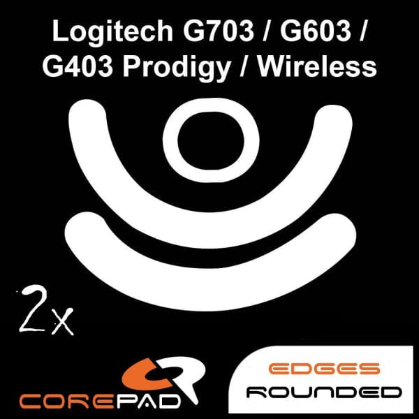 2 bộ Feet chuột PTFE Corepad Skatez PRO Logitech G703/Logitech G603/Logitech G403