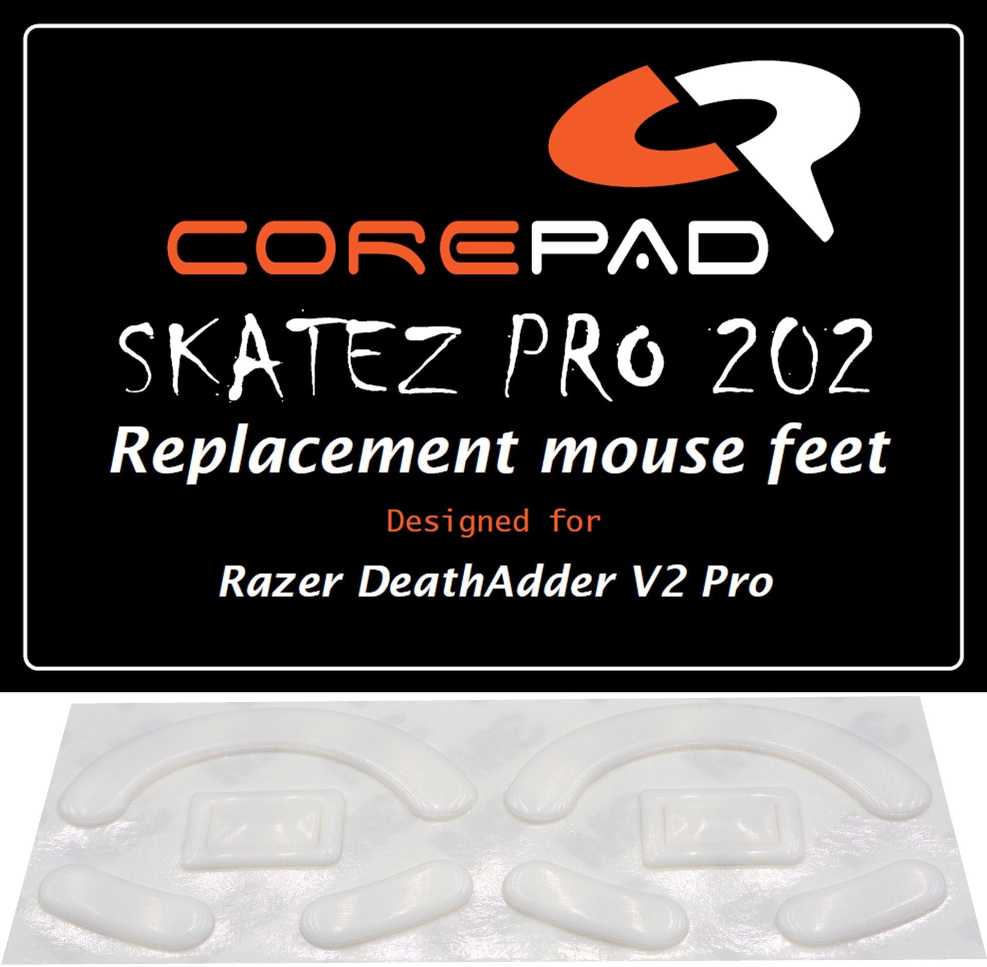 2 bộ Feet chuột PTFE Corepad Skatez PRO Razer DeathAdder V2 Pro / DeathAdder V2 X HyperSpeed