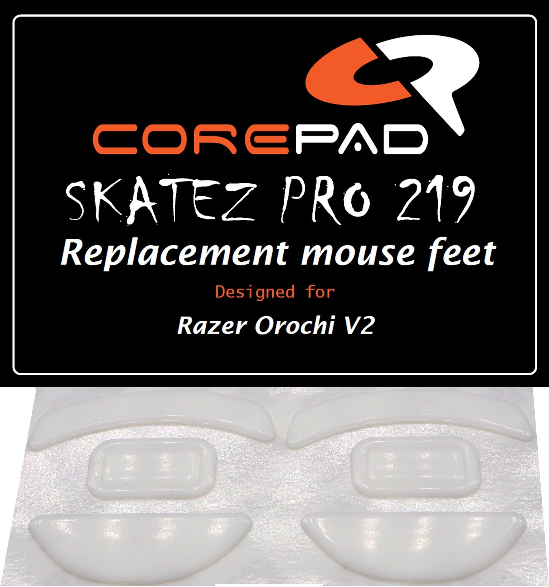 2 bộ Feet chuột PTFE Corepad Skatez PRO Razer Orochi V2