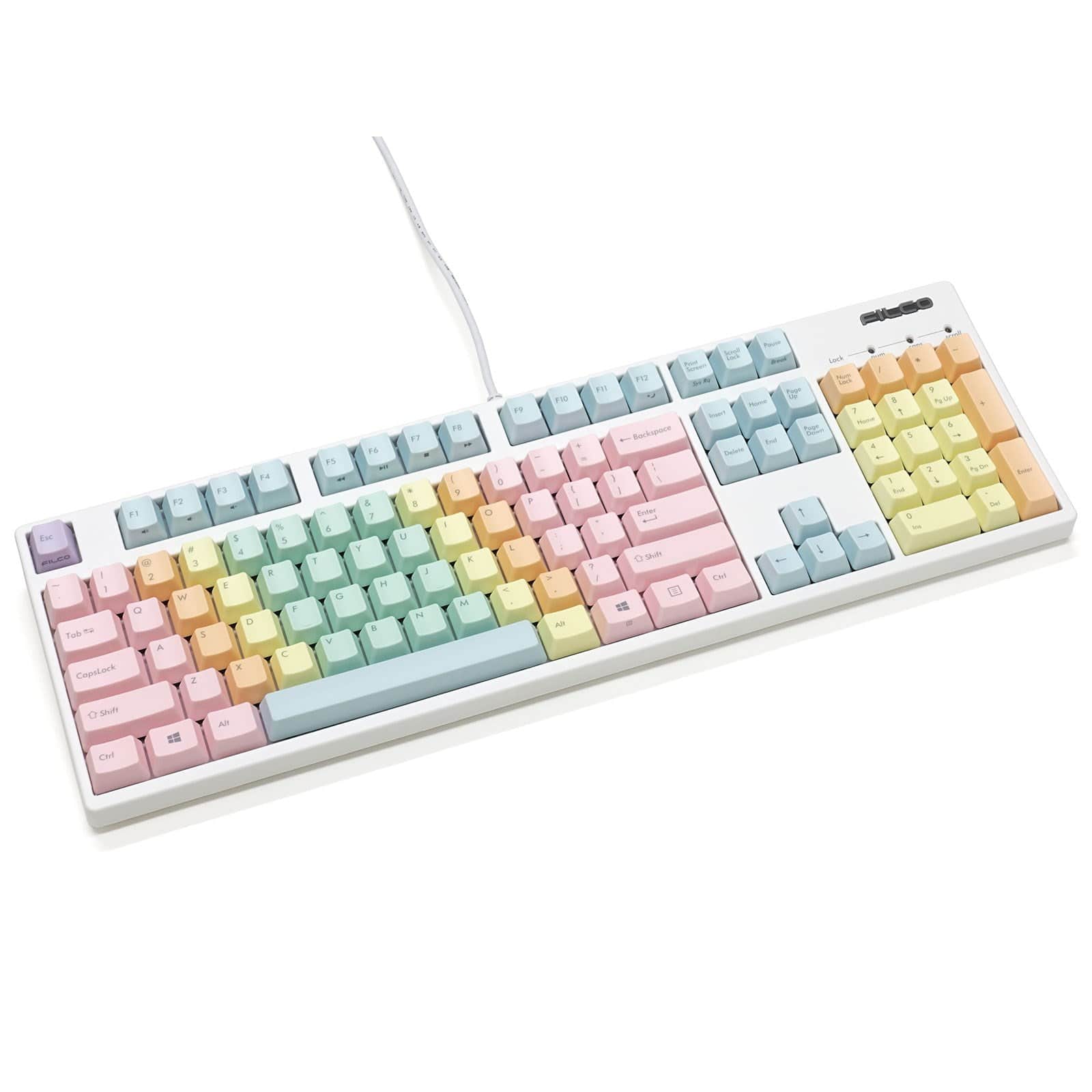 Bộ keycap Filco Macaron 104 phím - Chữ mặt trên.