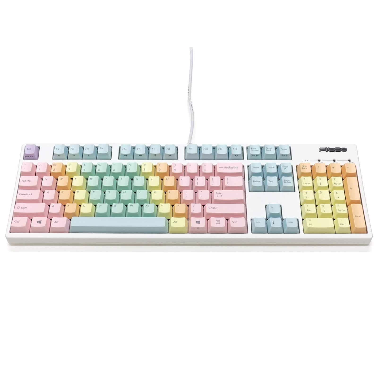 Bộ keycap Filco Macaron 104 phím - Chữ mặt trên.