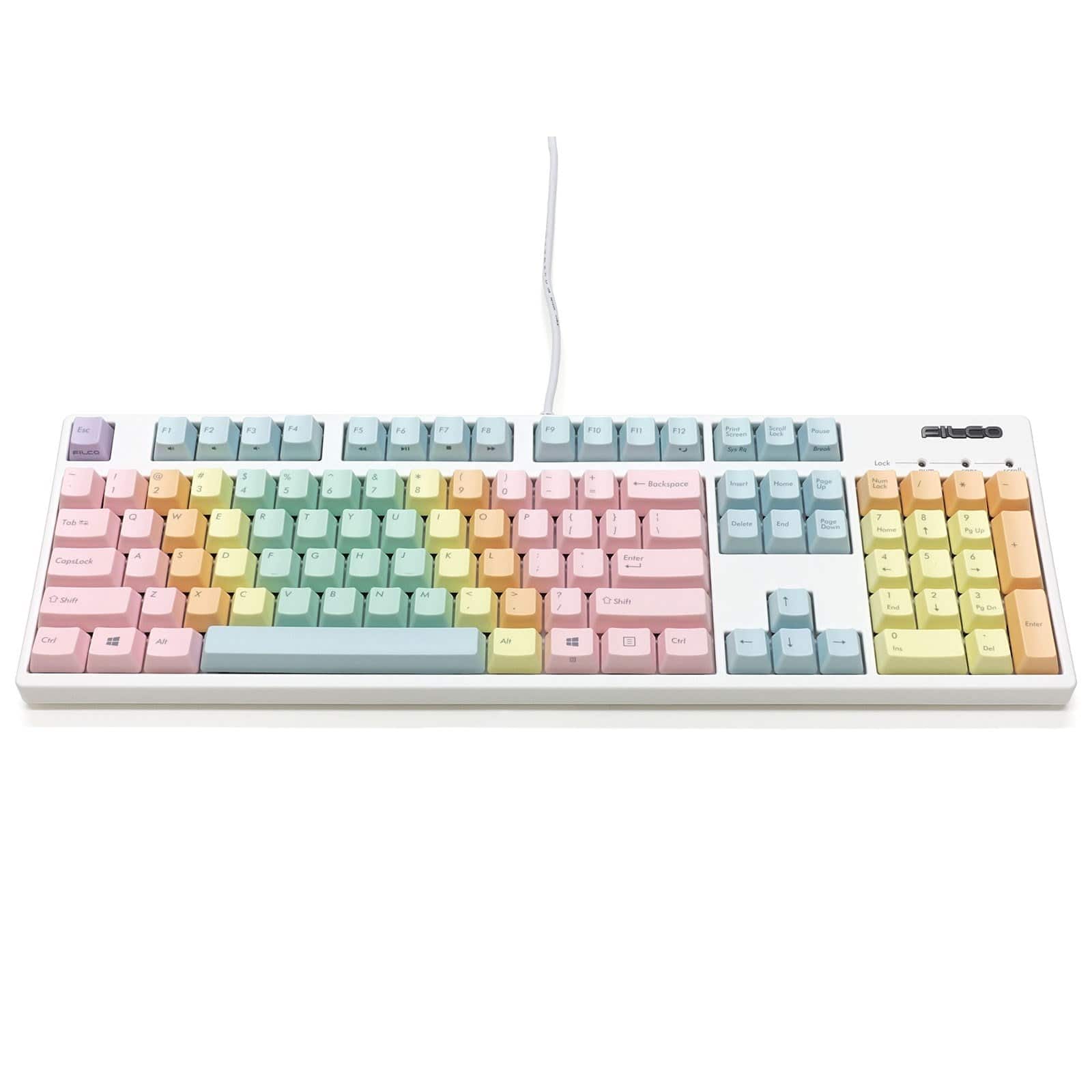 Bộ keycap Filco Macaron 104 phím - Chữ mặt trên