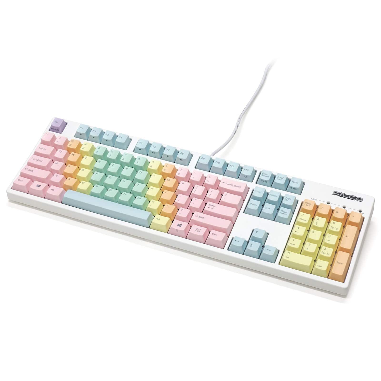 Bộ keycap Filco Macaron 104 phím - Chữ mặt trên.