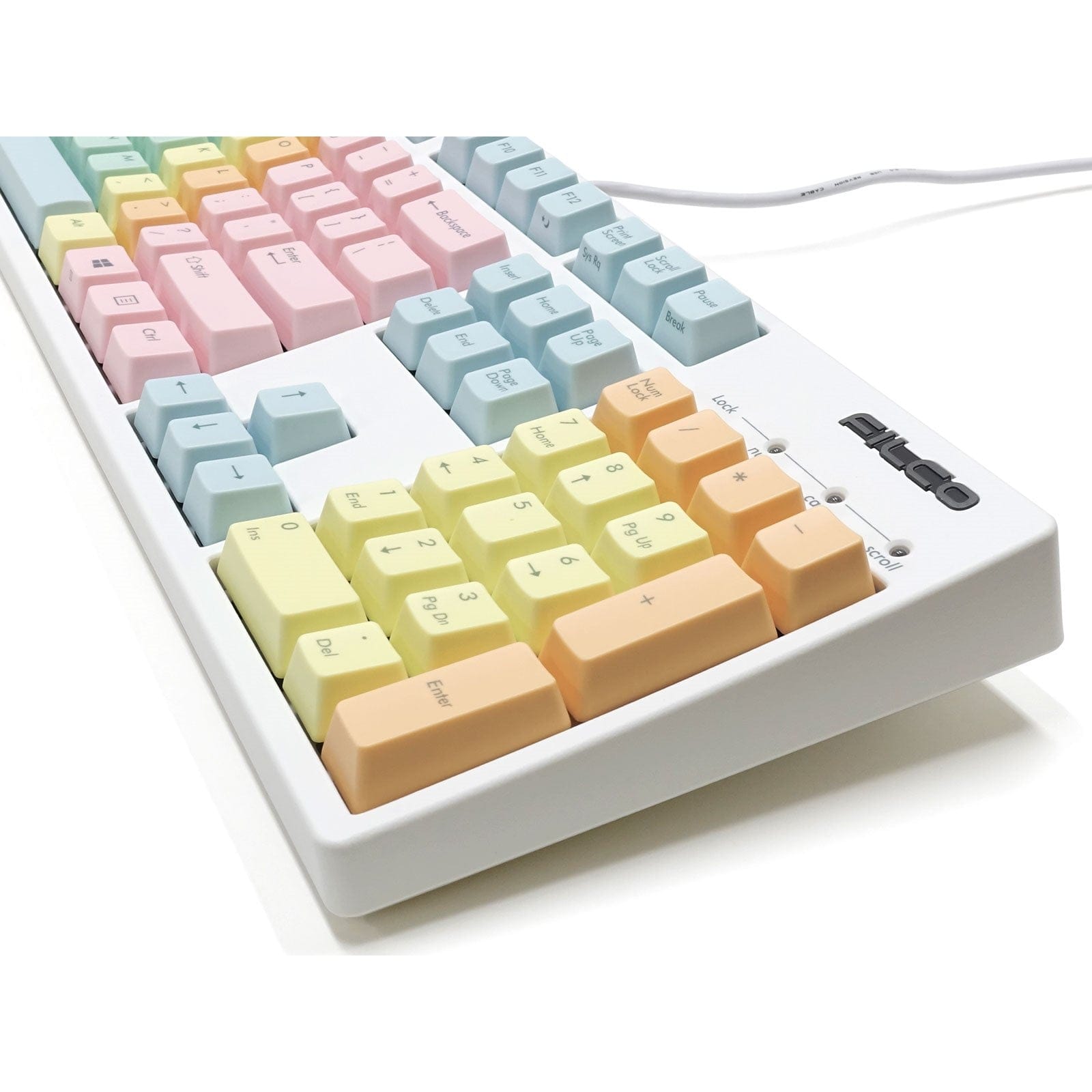 Bộ keycap Filco Macaron 104 phím - Chữ mặt trên.