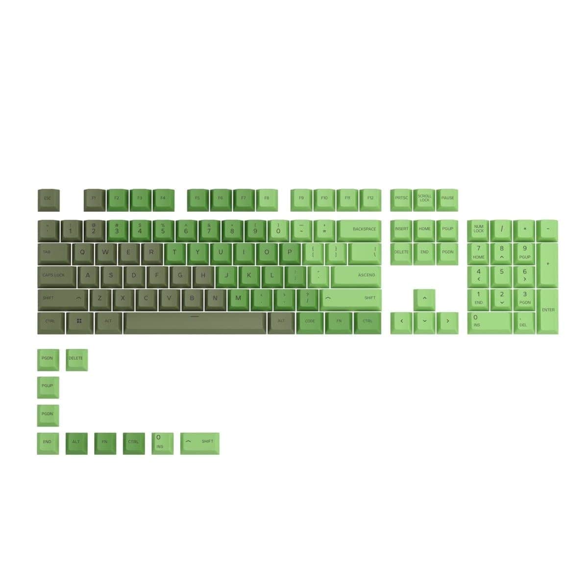 Bộ keycap Glorious GPBT - 114 phím.