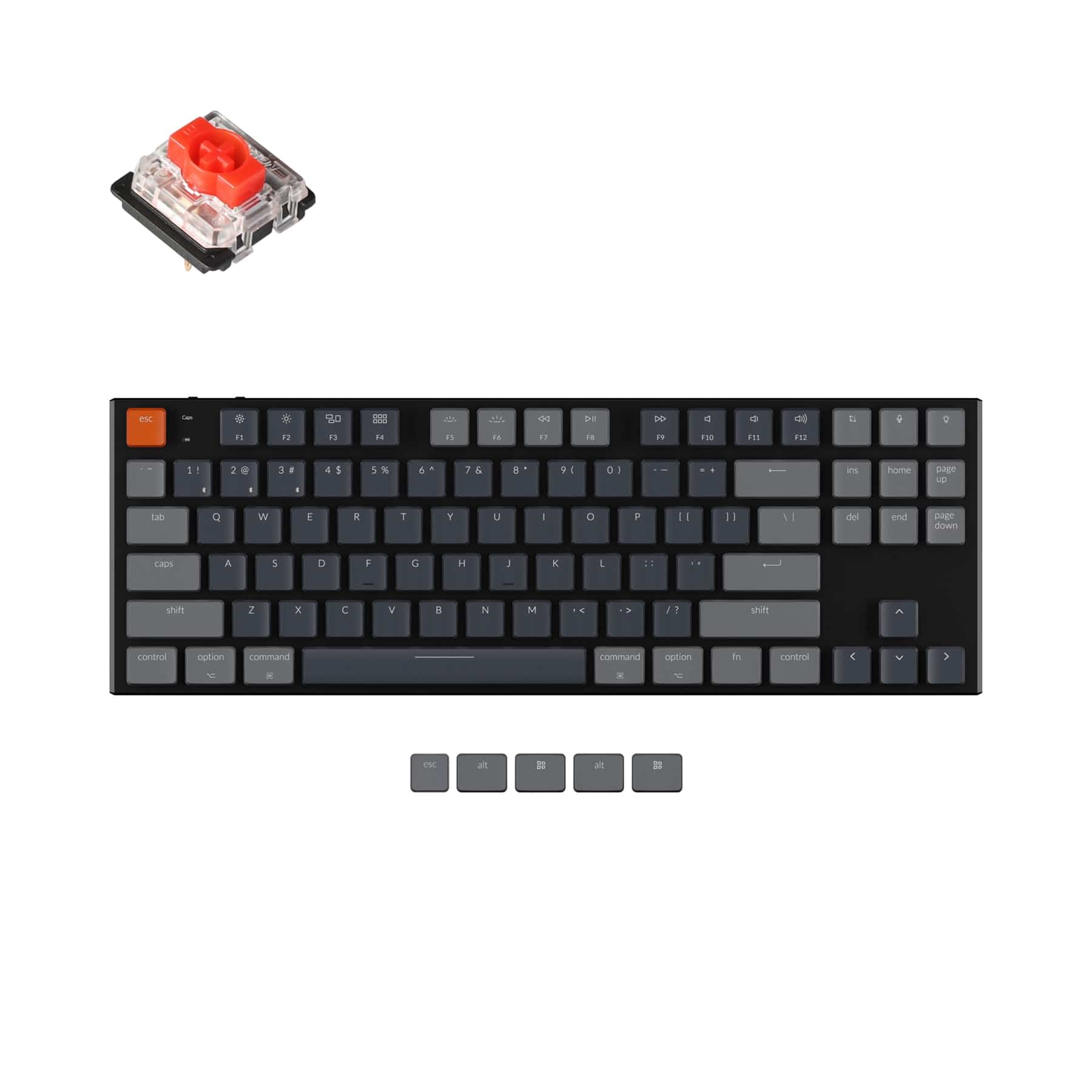 Bàn phím cơ Keychron K1v5 - LED RGB