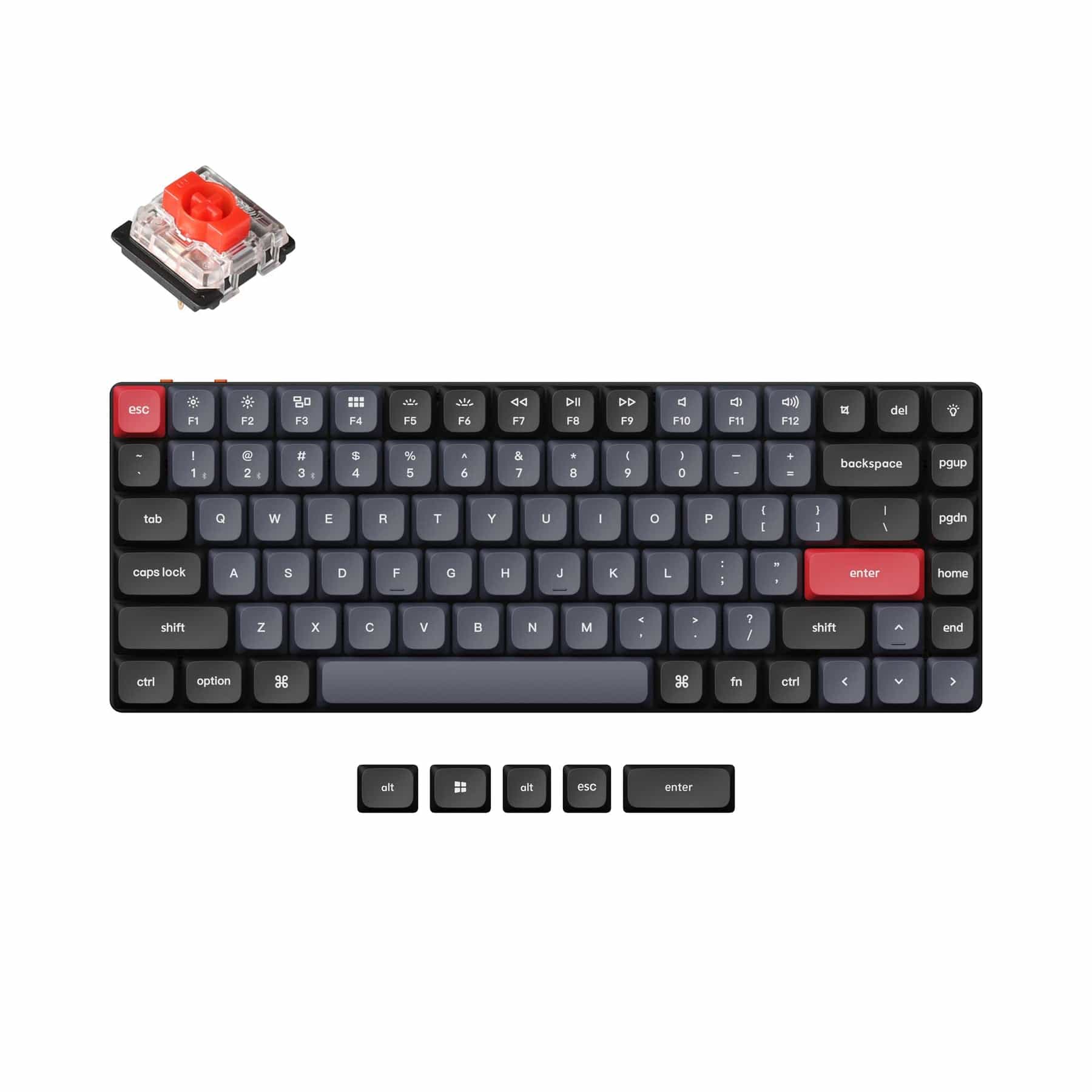 Bàn phím cơ Keychron K3 Pro - Khung nhôm