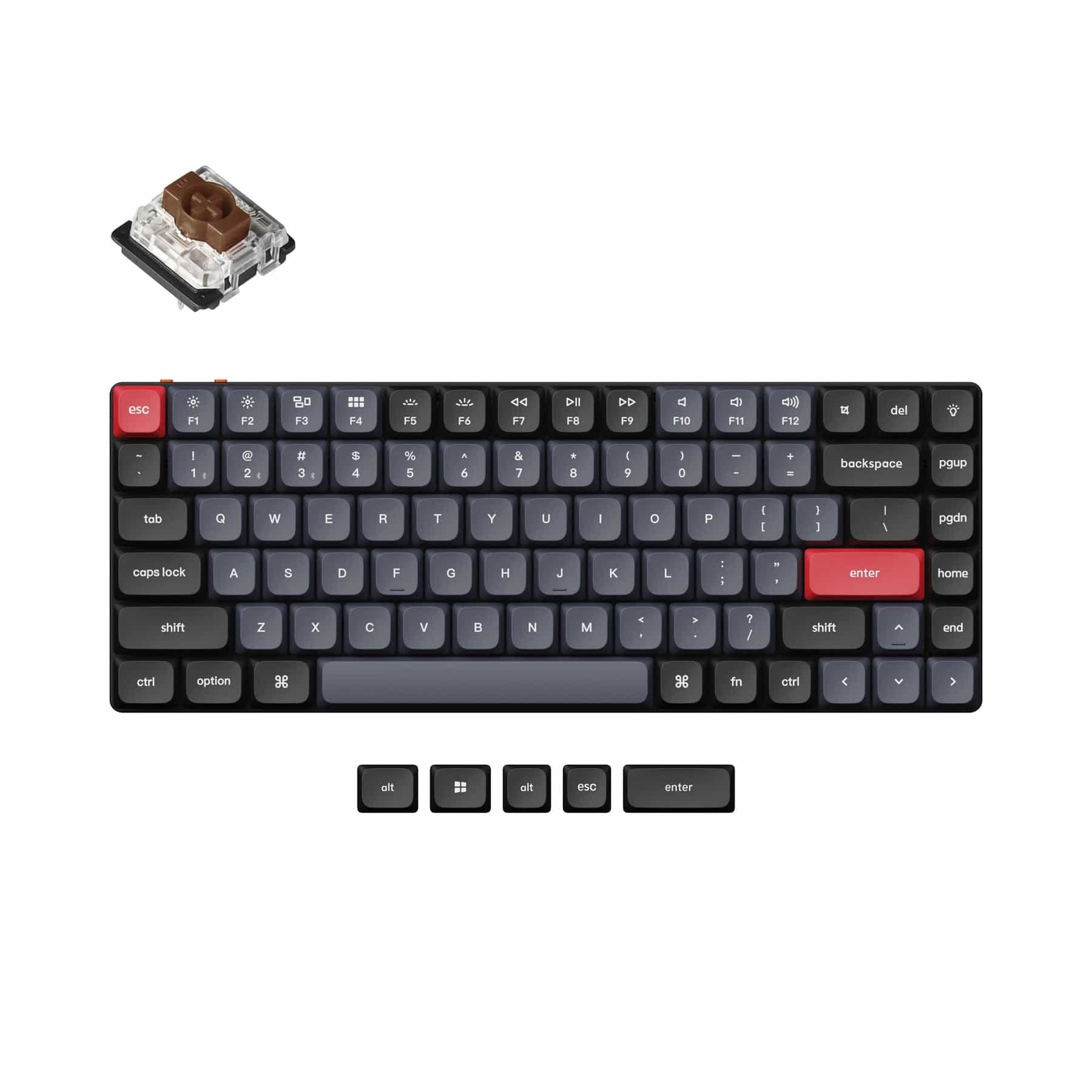 Bàn phím cơ Keychron K3 Pro - Khung nhôm