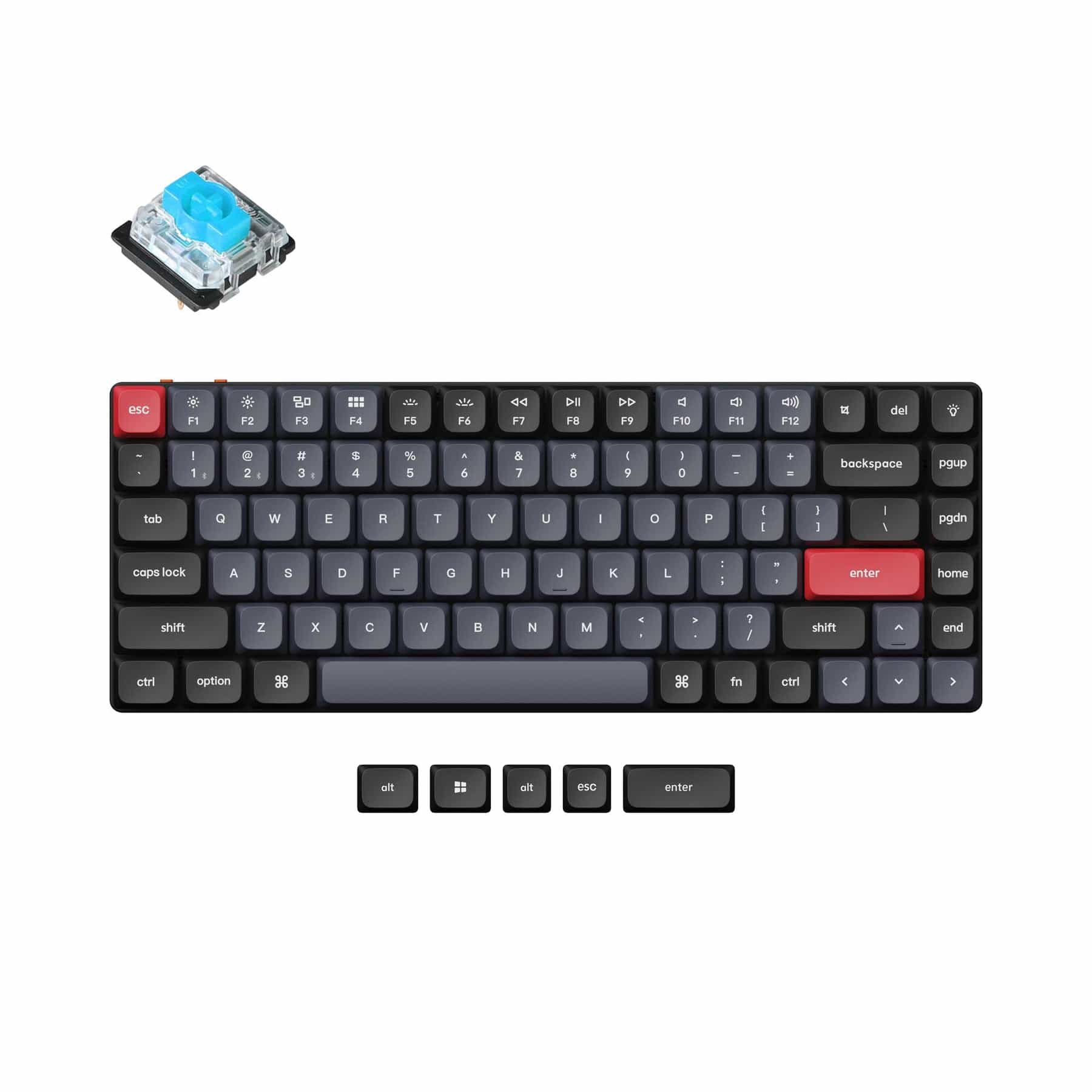 Bàn phím cơ Keychron K3 Pro - Khung nhôm